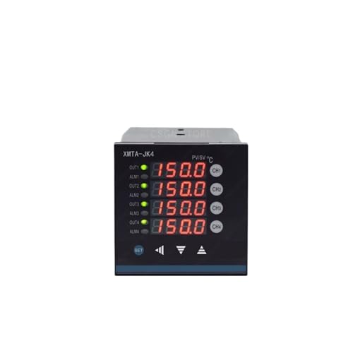 Controlador de Temperatura Pid de 4 Canales XMTA-JK4/408/418G, 220 V, Salida de relé SSR de 96 mm.(Relay Output 0 Alarm)