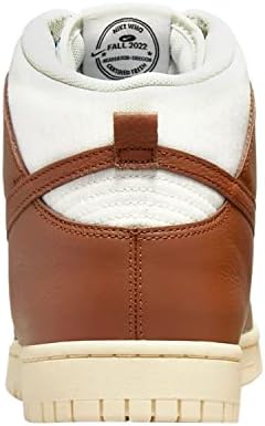 Nike Mens Dunk High Retro PRM DQ8800 200 Pecan and Sail - Size 10 | Image 1