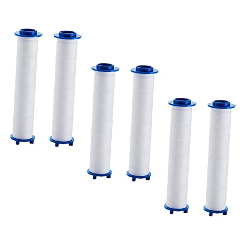 6Pcs Shower Filter Replacement High Compression Filter for Clean Water Compatible with Various Shower Heads Efficient Debris and Fast Drying