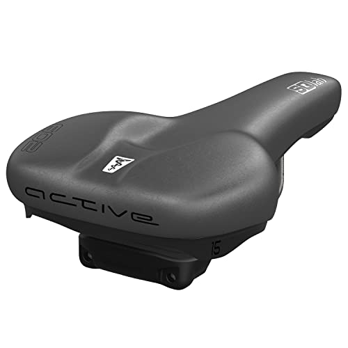 602 M-D Active 2.1, Trekking & City SQlab Bicycle Saddle, Black, 14 cm - Image 4