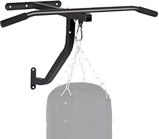 EnweNga Boxing Punch Bag Bracket+Pull Rod, Iron Punching Bag Wall Bracket, Heavy Bag