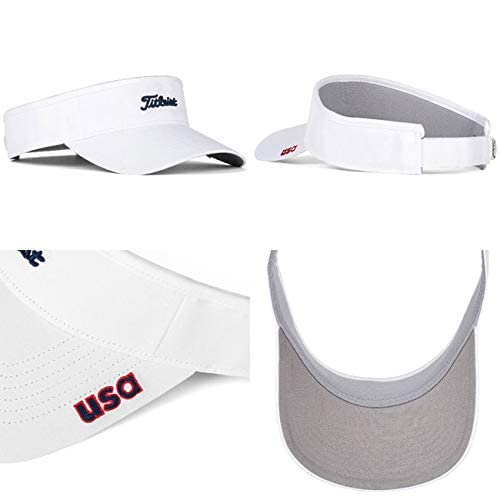 [タイトリスト] 2020 ユニセックス スター&ストライプス ナンタケット バイザー TH20VNKLSS (20y8mゴルフ) フリーサイズ ホワイト×ネイビー(14) [並行輸入品] 2枚目