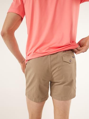 Image of Chubbies Chino Shorts Men 5.5 Inch - Mens Shorts Casual with Elastic Waistband, Side and Back Pockets, Stretch Cotton Blend