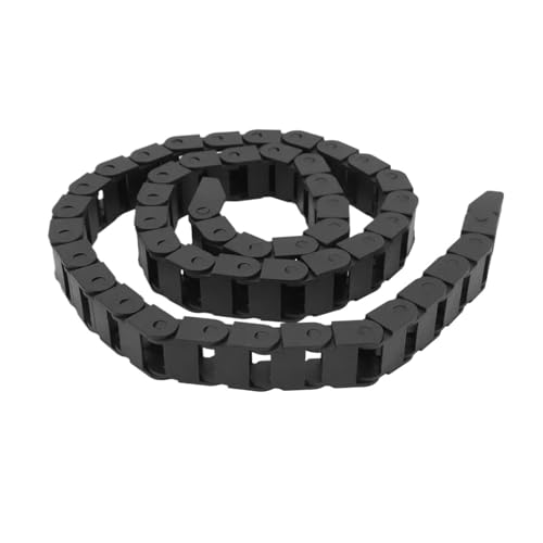 Chaîne porte-câbles nylon 10x15 mm avec connecteurs de guidage de fils électriques 1m