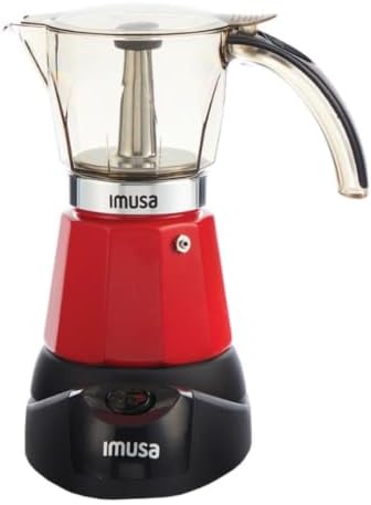 IMUSA 6 or 3 Cup Electric Espresso Coffee Maker with Cool-touch H...