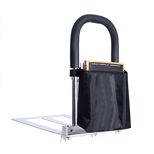 Handicap Bettgeländer,Bettgitter Für Ältere Menschen,Bett Haltegriff Schutzgeländer ,Aufstehhilfe Sicherheits Hilfsgeländer,mit Aufbewahrungstasche,Krankenhaus Heimpflege Unterstützter Metall Griff