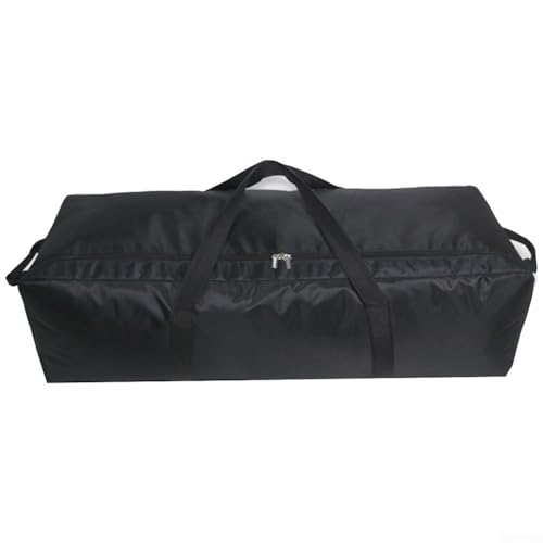 BlesConi Sac à dos de camping 150 L, sac de voyage imperméable et résistant pour le rangement en plein air, noir, 55 l, 70 x 30 x 26 cm
