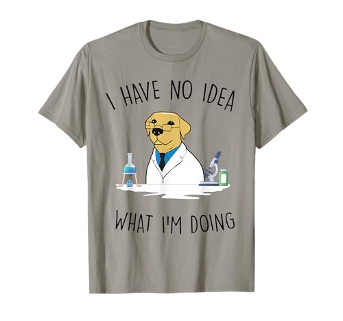 Laboratory Retriever Golden Chemistry Laboratory T-Shirt