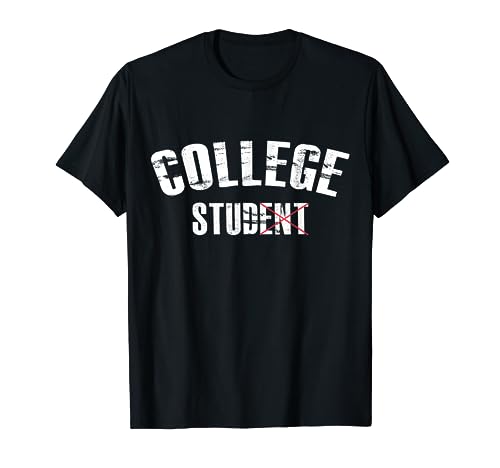 College-Student Lustiger Humor Universität Zurück zur Schule T-Shirt
