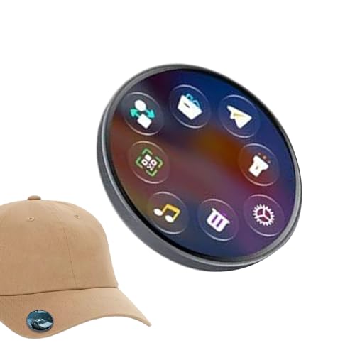 Genérico Digital E Badge   ABS,Badge Pin,High Definition Magnetic Touchscreen | Photos Display, For Anime Enthusiasts Football Fans Boys Girls Concert Music Festival School Events