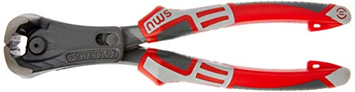 Image of NWS 1311-69-200-SB Number 1311-69 "PowerBolt" Heavy Duty Lever End Cutting Nipper, Silver/Red, 200 mm