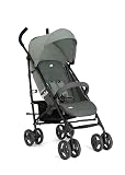 Joie Nitro LX Schirmbuggy – ultraleichter Kompakt-Buggy ab Geburt bis 15 kg, flach verstellbare Rückenlehne, Allrad-Federung & UPF50+ Sonnenverdeck – Celeste