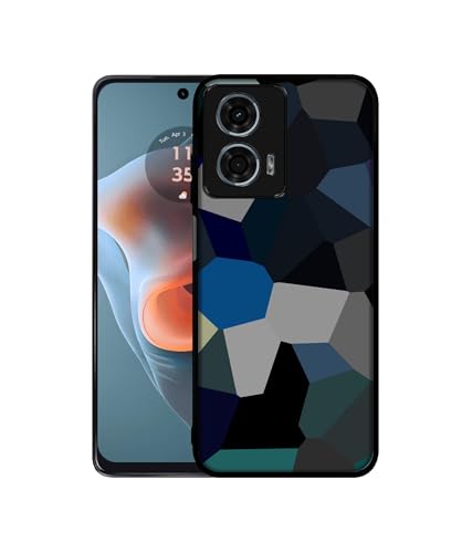 Image of Mathematical Shape Design Premium 2D Printed Metal Back Case Cover for Motorola Moto G34 5G / G45 5G