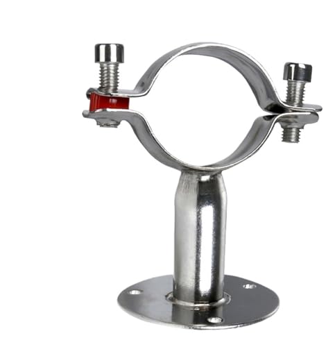 Support de collier de serrage pour tuyau SS304 de 70-76mm avec embase fixe - 2