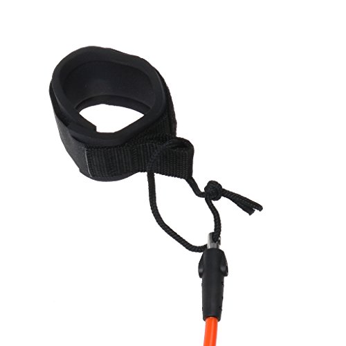 YIJU 4ft 7mm Laranja Bodyboard Enrolado Prancha Sup Bicep Pulso Surf Trela