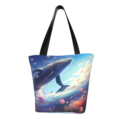 Sac bandoulière femme motif baleine pour organiser vos voyages sans encombre