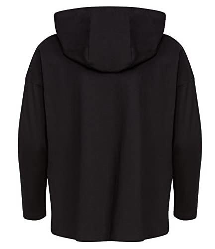 Adidas Girls' Long Sleeve Hooded Graphic Tee, Black With Camo Print, Small #TOP1