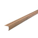 M-D Building Products 32012 1-1/8 in. X 1-1/8 in. X 36 in. Cherry Aluminum Metal Decor® Stair Edging w/Screw Nails