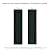 Pontiac Trail Raised Panel Vinyl Shutters (1 Pair) | 12” x 71” - Heathered Spruce | Exterior Window Shutters | Includes Mounting Hardware | Simple Installation | Made in USA
