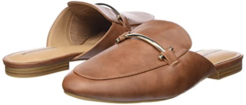 Image of Amazon Essentials Women's Slip On Buckle Mule, Backless