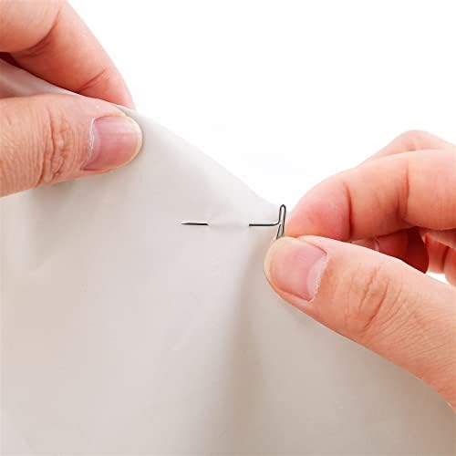 Grevosea 500 Pieces T Pins, Clothing Pins Wig Pins 1 Inch Jewelry T Pin with Plastic Box Strong Steel Sewing Pins for Crafts Blocking Knitting Sewing Modelling Hair Clothing Making Silver