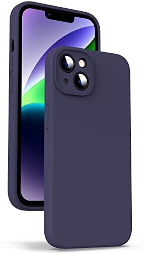Supdeal Liquid Silicone Case for iPhone 14, [Camera Protection] [Anti Fingerprint] [Wireless Charging] 4 Layer Phone Case Protective Cover, Built-in Microfiber Case Cover, 6.1", Green