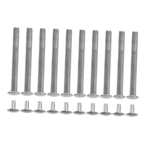 ERINGOGO Stainless Steel Fan Axle Rivet Nuts 10 Sets Hand Folding Fan Repair Kit
