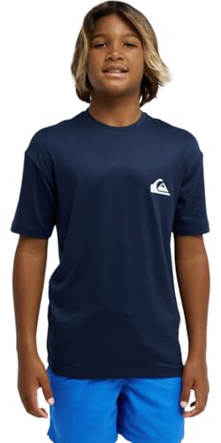 T-Shirt de Surf Quiksilver Noir Everyday pour les Journées de Plage et de Glisse des Enfants