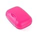 Produktbild fendii Home Badezimmer Reisen Wandern Camping Kunststoff Seifenschale Soap Box (Hot Pink)