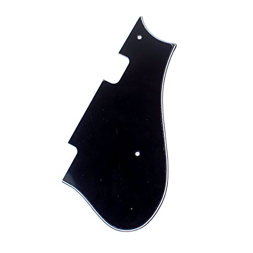 Custom Guitar Pickguard for Harmony Rocket 2 Pickups H54 H56,3ply Black