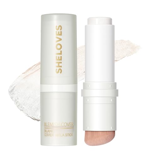 Noerrors Color Changing Foundation Stick for Fair Skin Tones, Dual-Ended with Soft Brush, Medium...