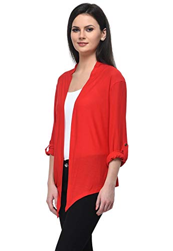 Image of Frenchtrendz Womens's Viscose Crepe Shrug(Size: XS-4XL)