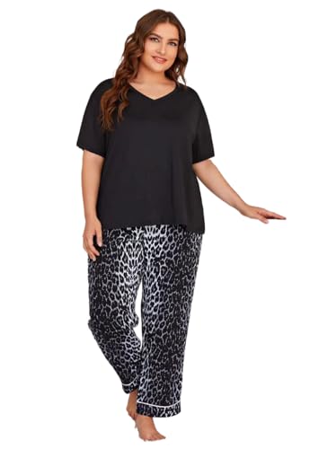 Pyjama femme grande taille résolvant le manque d'espace avec son pantalon large