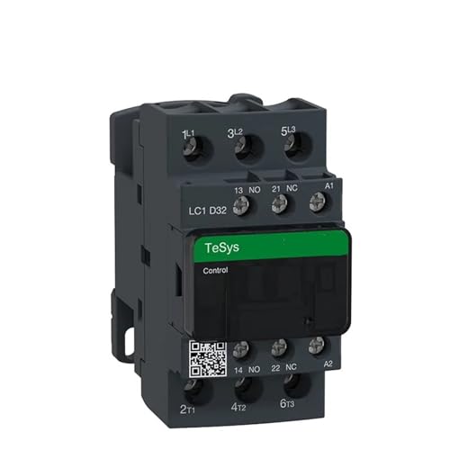 Contacteur AC tripolaire LC1D25 110V noir commande moteur