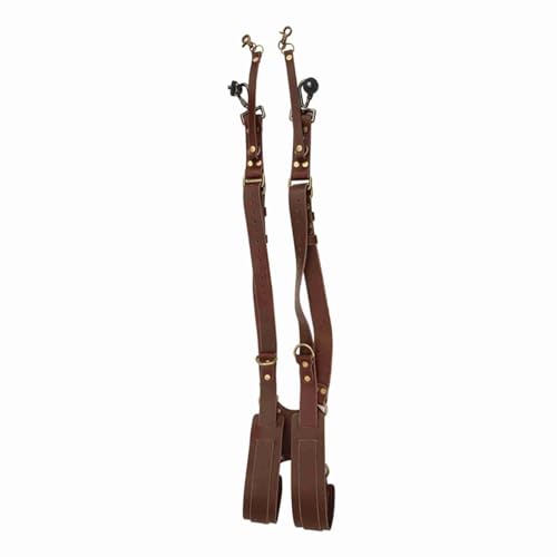 Correa de cuero para cámara suave y duradera con soporte de trípode de 1/4 de pulgada