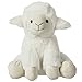 CharaHome Plush Lamb Sitting Lovely Creamy White Stuffed Animal, Soft Cuddly, Perfect for Girls Boys, Newborn Baby, 8''