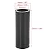 X AUTOHAUX 30mm ID Car Universal Black High Performance Straight Silicone Hose Coupler Intercooler Tube
