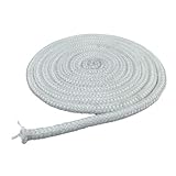Hoppipola Für Ofen & Kamin: Hitzebeständiges Dichtungsseil aus Fiberglas, 14mm x 2m, weiß 14 mm * 2,5 m