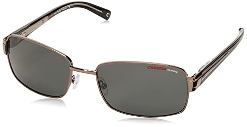 Carrera unisex adult Airlow/S Sunglasses, Matte Gunmetal/Polarized Gray, 58 mm US