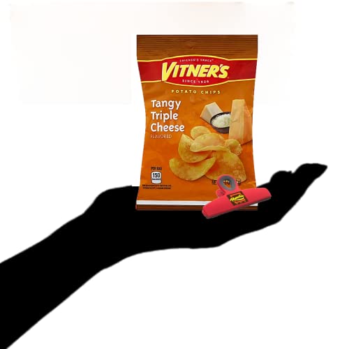 Munchie Box Vitner's Original Tangy Triple Cheese Potato Chips A Chicago Favorite 1.0 Oz Bags (Pack Of ( 12 ) 1.0 Oz Bags) #TOP1