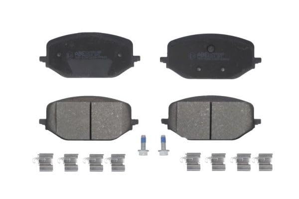 ABE Juego de pastillas de freno Delantero no preparado para indicador de desgaste C1P056ABE Juego de pastillas de freno Compatible con PEUGEOT 3008 SUV M, MC, MR, MJ, M4 5008 II MC, MJ, MR, M4, OPEL