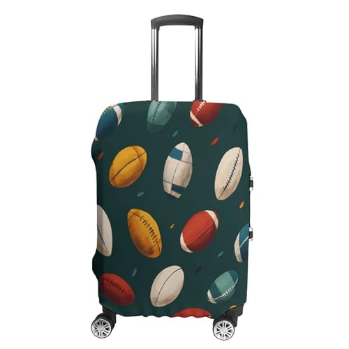 Rugby Funny Travel Luggage Cover Baggage Suitcase Cover Protector Skins 19-32 Inch