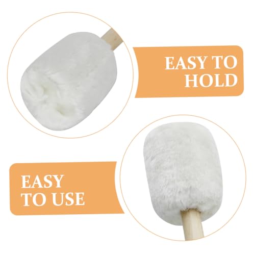 Baqueta de percusión Mallet Toddmomy blanco de 42 cm miniatura 3