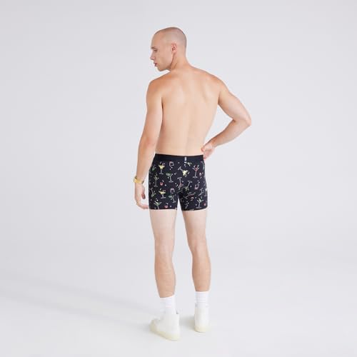 SAXX Underwear Co. Men's Underwear with Pouch Droptemp Cooling Cotton Boxer Brief Fly3