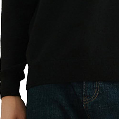 Men's V-Neck Lightweight Sweater Casual Crew Neck Basic Soft Knitted Tops Ribbed Knitted Long Sleeve Pullover4