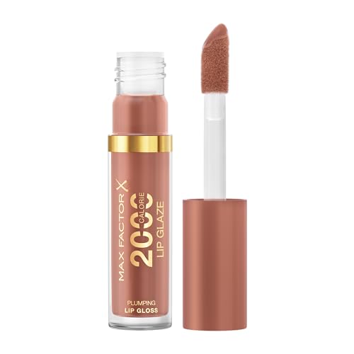Max Factor 2000 Calorie Lip Glaze Labial 150, Caramel Swish, 4.4 ml