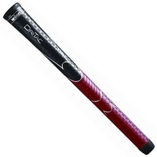 Winn Dri-Tac Standard Size Black Red Golf Grip Kit - 13 Grips with Install Kit