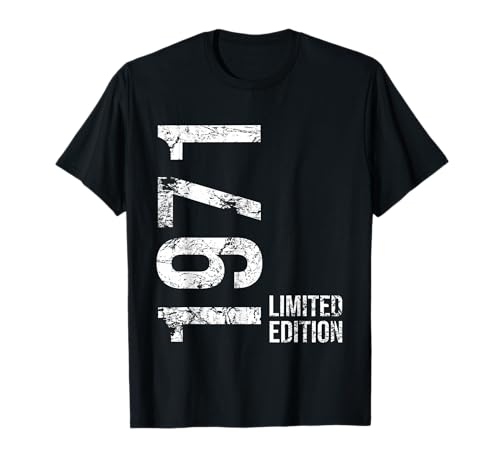 54. Geburtstag Mann Frau 54 Jahre 1971 Geburtstags T-Shirt