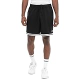 Pro Club Men's Performance 7 Inch Inseam Basketball Shorts, Black, X-Large