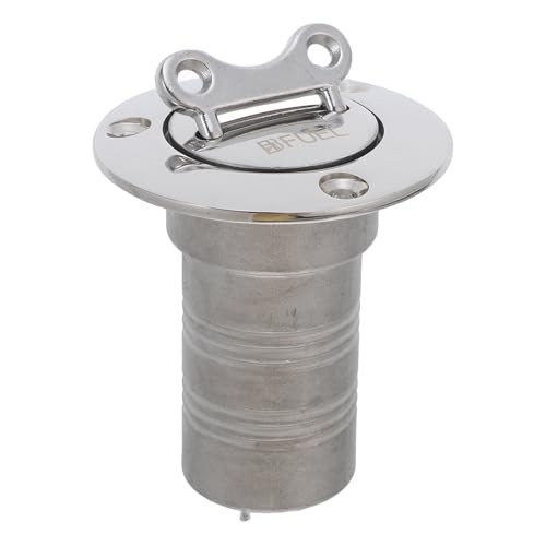 Goulotte remplissage carburant inox 38mm pour réservoir de bateau étanche